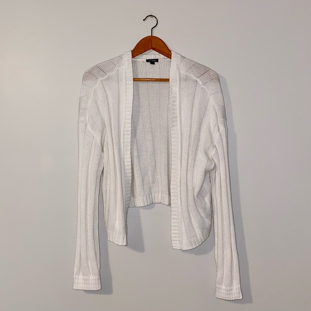 Cropped Sweater Cardigan